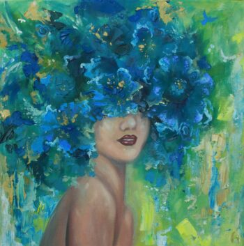 Fantasy in blue flowers